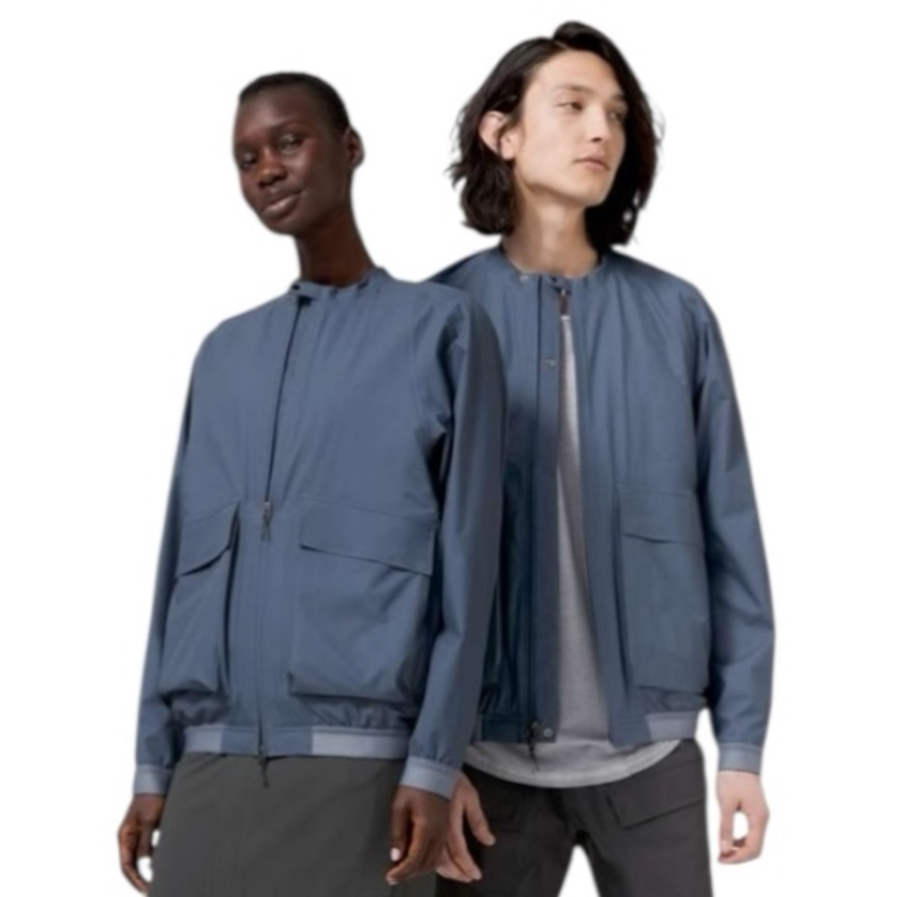 LULULEMON Lab Ashta Bomber Ink Blue Jacket Size Small - Picture 1 of 16
